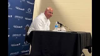 Penn State head coach James Franklin’s postgame press conference following the win over Minnesota