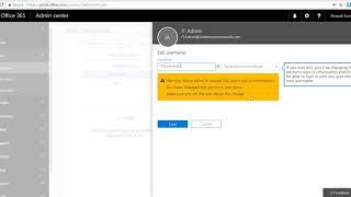 04 How to Change user email address in Office 365