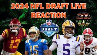 REACTING to the 2024 NFL Draft ft. Joe Vorrell of Square Table Degenerates