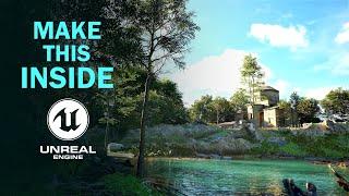 Unreal Engine 5.3.2 Beginner Tutorial - UE5 Starter Course 2023 #unrealengine5 #megascans #cgi