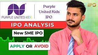 Purple United Sales IPO Review | Purple United Sales IPO GMP Today | Purple United Sales | SME IPO