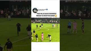 The MLS have decided to ban Lionel Messi's bodyguard Yassine Cheuko from the pitch.️