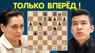 Александра КОСТЕНЮК – Нодирбек АБДУСАТТОРОВ | WR Chess Masters Cup 2024 (2 партия) | Шахматы