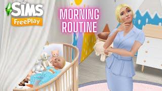 Sims Freeplay | Morning Routine of a Working Single Mom with a Baby ‍