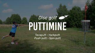 Puttimine discgolfis