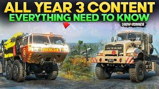 Year 3 Pass All Seasons Vehicles and Regions in SnowRunner Everything You Need to Know