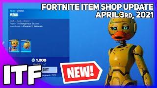 Fortnite Item Shop *NEW* ROBOT DUCK SKINS! [April 3rd, 2021] (Fortnite Battle Royale)