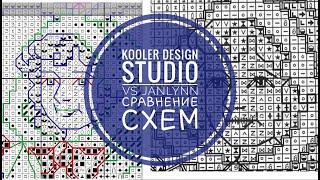 24. Сравнение схем Kooler Design Studio vs JanLynn на примере Winter Sampler