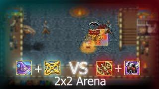 (Mage + Templar) VS (Barb + DK) 2x2 Arena - Warspear online