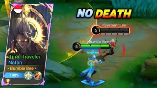 NATAN SOLO RANK TANPA MATI DALAM SATU GAME PAKE SPELL FLIKER #mobilelegends #mlbb #trending