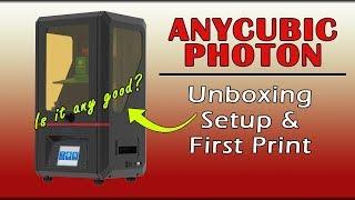 AnyCubic Photon - Unboxing, Setup, And First Use (IS IT ANY GOOD?)