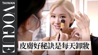 直擊BLACKPINK Rosé巴黎時裝秀幕後！經典黑色洋裝登Saint Laurent大秀｜Getting Ready With｜Vogue Taiwan