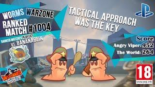 Ranked Match #1004: BananaBlin vs. Angry Viper | Worms W.M.D Warzone