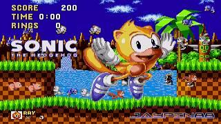 Ray in Sonic 1 (v1.1) (SHC 2019)  Updated Gameplay (720p/60fps)