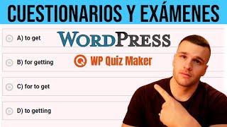  El Mejor Plugin para CREAR CUESTIONARIOS Y EXÁMENES en WORDPRESS | Review WP QUIZ MAKER en Español