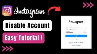 How to Disable Instagram Account