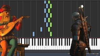 Priscilla's Song - Witcher 3 [Piano Tutorial] (Synthesia)