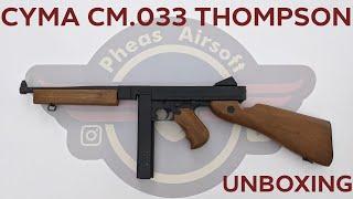 [UNBOXING] CYMA CM.033 M1A1 THOMSON - Vintage SMG!