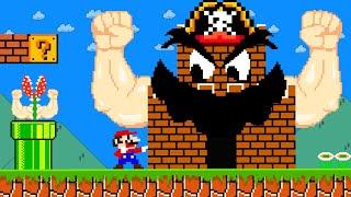 Super Mario Bros. But Everything Mario Touches Had Muscle Arms | Game Animation