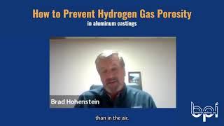 How to Identify & Prevent HYDROGEN GAS POROSITY (casting defect 6 of 6)