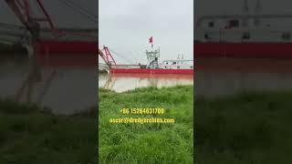Julong 6 inch Cutter Suction Dredger with Bucket Wheel Cutter #cuttersuctiondredger #dredger