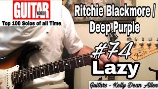 LAZY - Deep Purple (Ritchie Blackmore) Solo Cover. Greatest Guitar Solos #74