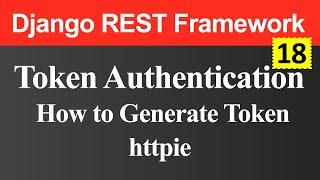 Token Authentication in Django REST Framework (Hindi)