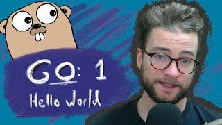 Learn Go Programming (golang) - 1: Hello World [2021]