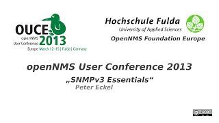 OUCE-2013 SNMPv3 Essentials