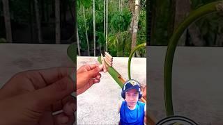Bamboo Slingshot DIY #tips  #shorts #bamboo #craft #yt