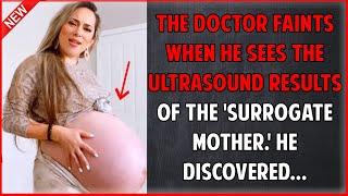 The doctor faints when he sees the ultrasound results of the 'surrogate mother.' He DISCOVERED...