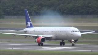 SAS Scandinavian Airlines Airbus A321-  takeoff @ Berlin-Tegel Airport!