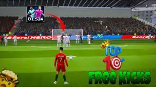 Unbelievable Top 10 Free Kicks in DLS 24! 