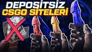 CSGO DEPOSİTSİZ SİTELER 2023 ! CSGO ÜCRETSİZ SKİN ALMAK 2023