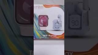 t800 pro max + airpods Combo #shorts #smartwatch