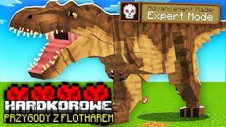 Odkryłem ŚWIAT DINOZAURÓW i... NOWY POZIOM TRUDNOŚCI - Minecraft HARDKOROWE Przygody z Flotharem