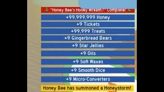 completing honey bees  honey wreath beesmas quest