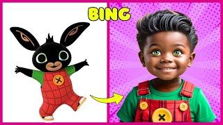 Bing Bunny Characters Turned Into Humans! Can You Recognize Them?