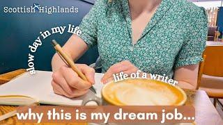 A slow Monday in the life of a writer ️(Scottish Highland vlog️)