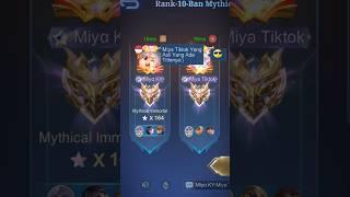 Global 1 Miya & Global 2 Miya #mobilelegends #mobilelegend