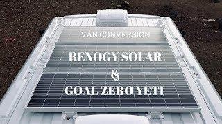 SOLAR and Goal Zero Yeti Camper Van Conversion Install | Off Grid Camping