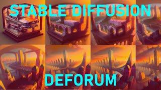 A Basic Intro to Deforum (Stable Diffusion) - Transform Prompts and Images into Video!!!