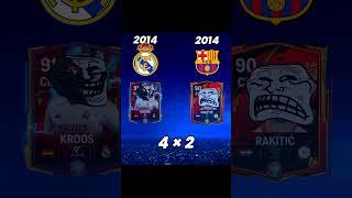 Real Madrid 2014 VS FC Barcelona 2014!  #eafcmobile