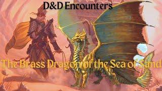 D&D Lore Story: A Brass Dragon Encounter