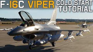 DCS F-16C Block 50 Viper Cold Start Tutorial!