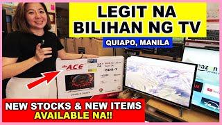 LEGIT NA BILIHAN NG MURANG TV SA QUIAPO | New Stocks & New Items AVAILABLE NA!! + Christmas Raffle