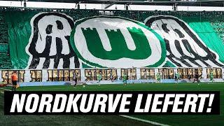 Nordkurve in Bestform!  Wahnsinns-Choreo zum Jubiläum der Green White Angels 