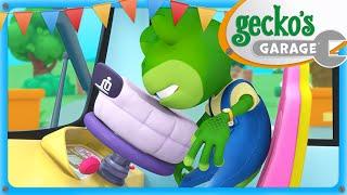 Gecko Bonks His Bonce on the Bus! | Gecko's Garage | Trucks For Children | Cartoons For Kids