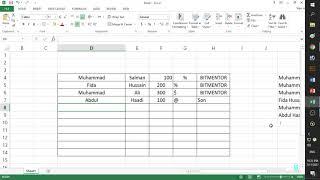 How to Use AND Formula in Microsoft Excel - Merge Cell Values -  URDUاردو/HINDI हिंदी - by BITMentor