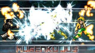 STOPING TIME WHILE TIME STILL STOPS! INTENSE BATTLE! Jotaro vs Dio - JoJo MUGEN JUS